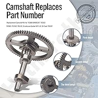 Vista 6 de 84005207 793880 Árbol de levas - para B&S 793880 793583 792681 791942 795102 Kit de reemplazo de eje de levas con anillo de sello de aceite 795387
