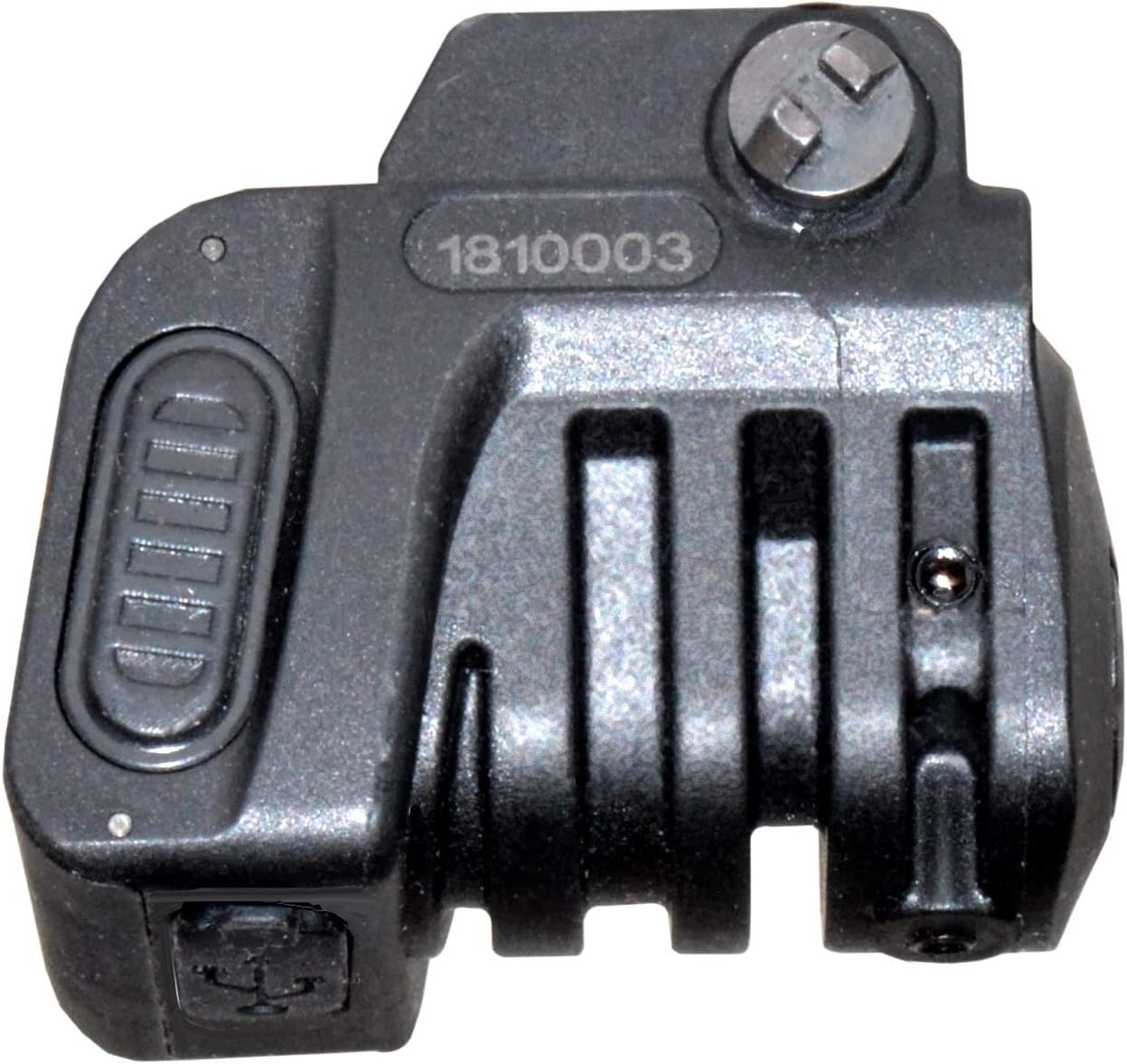 Compact Green Laser Handgun Sight with Ambi Switch, (Class 3A, <5mW), Picatinny Rail Mount, Re Chargeable Battery, and Adjustable Sight
