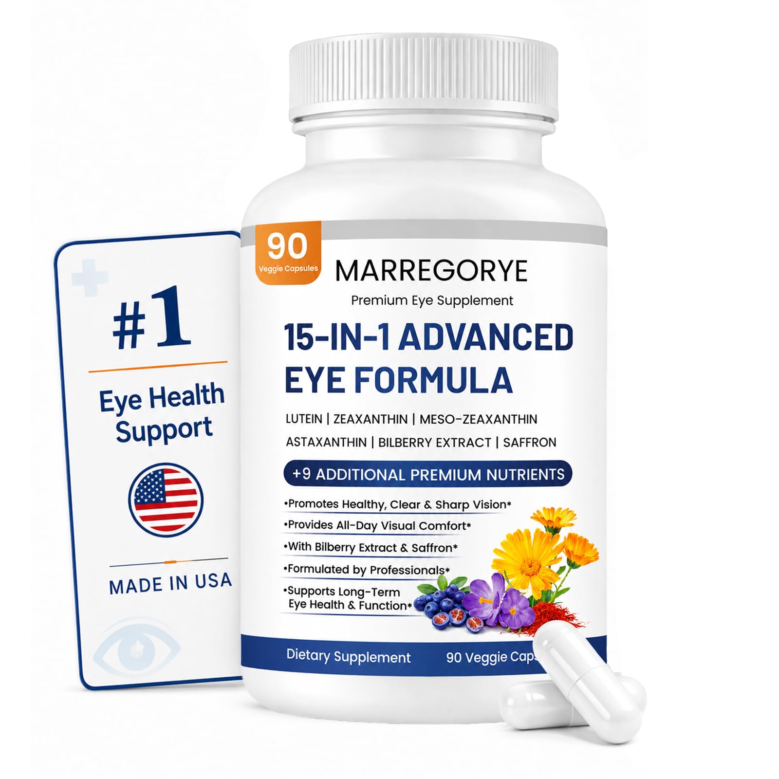 Neurobella 15-in-1 Advanced Eye Formula, 90 Count