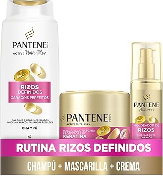 Pack de champú + moldeador+ mascarilla Pantene Pro-V Rizos Definidos por sólo 12,34€ ¡¡38% de descuento en compra recurrente!!