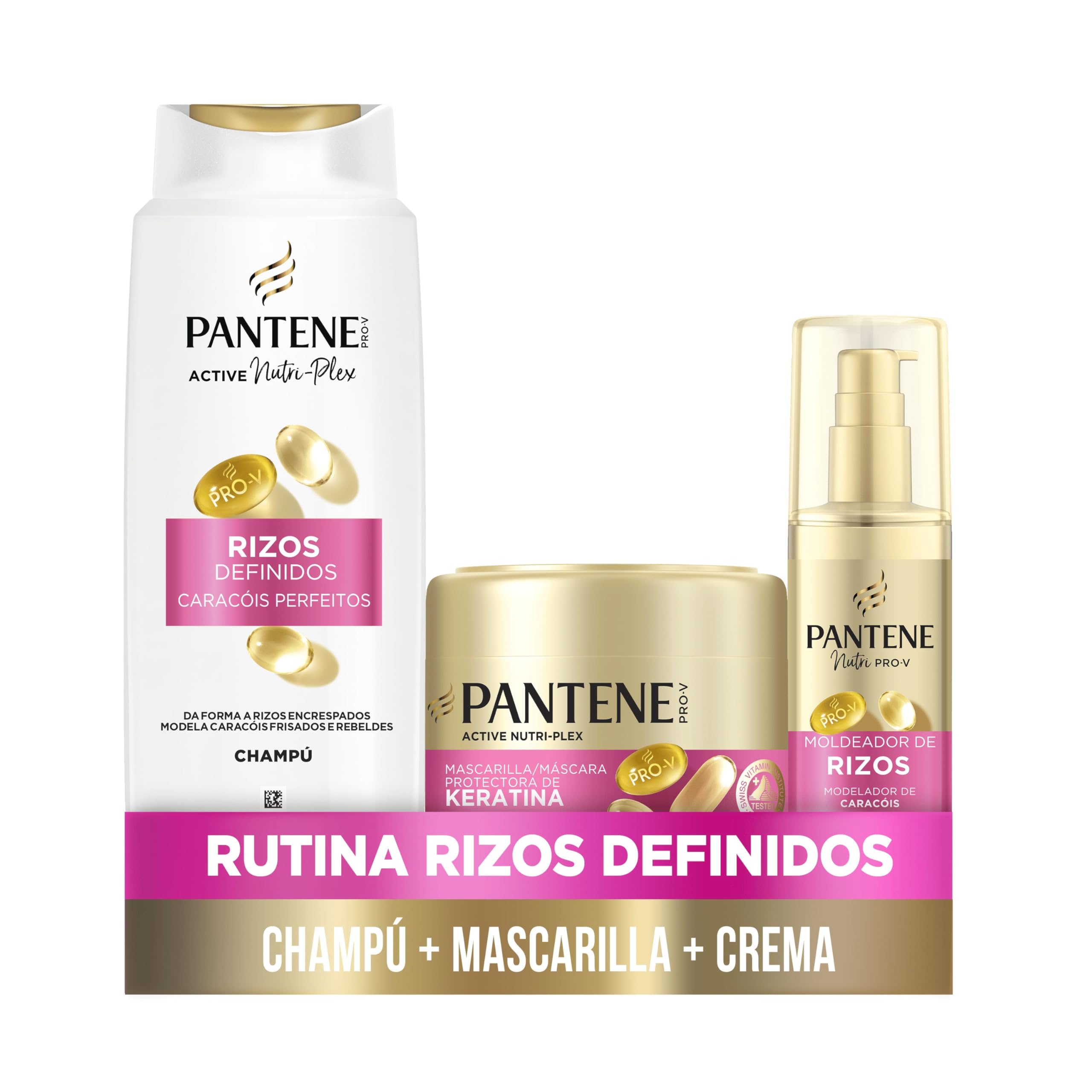 Set Pantene Pro-V: Rizos Definidos y Protegidos 1070ml