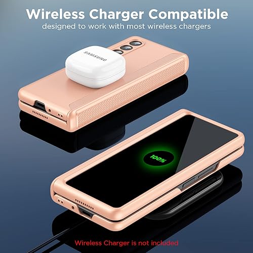 Miniatura 7 de Funda delgada para Samsung Galaxy Z Fold 3 con cobertura de bisagra, protector de pantalla, mate duro a prueba de golpes, protección de cuerpo