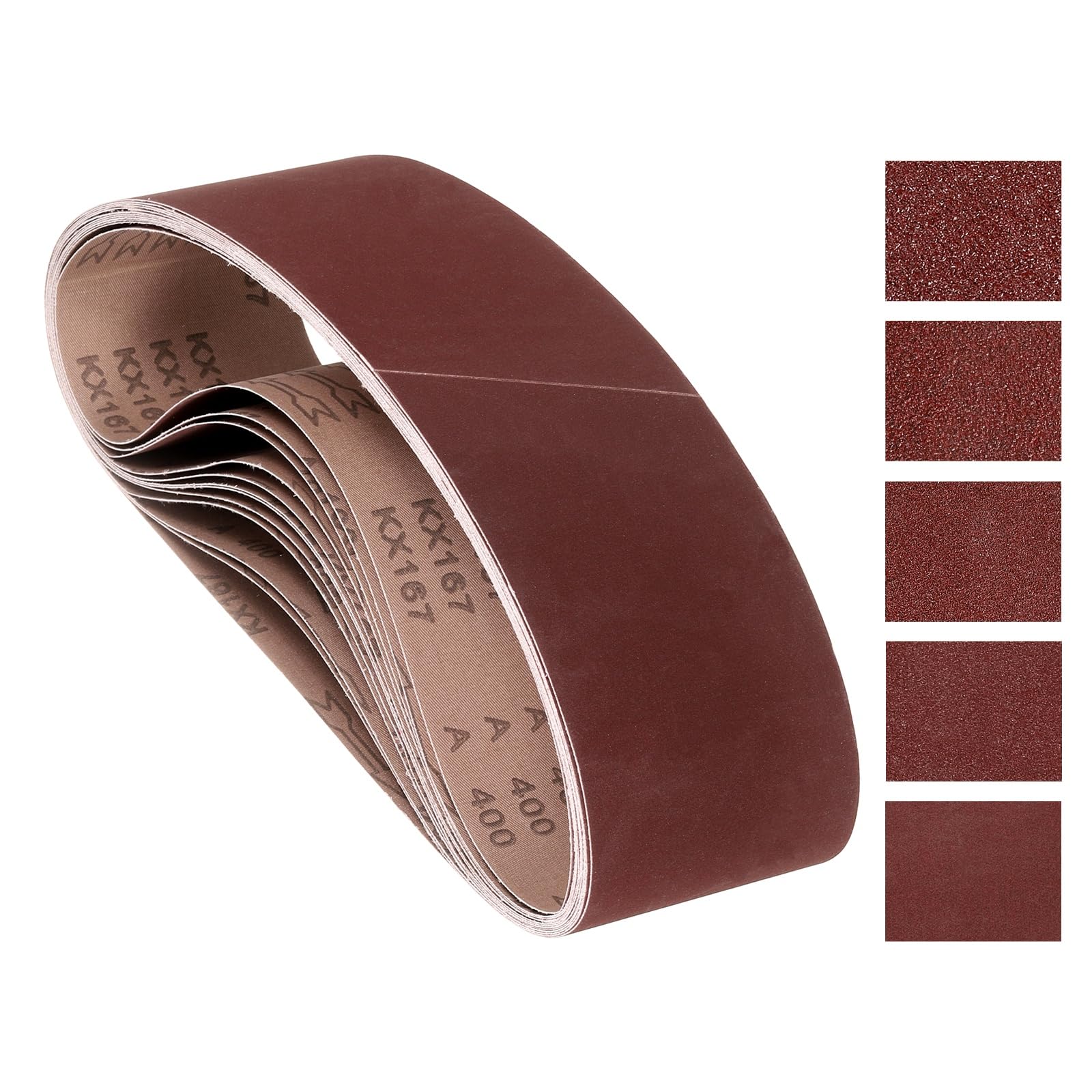 Ponceuse a bande 100x915mm papier abrasif grain 40 a 400 bois metal