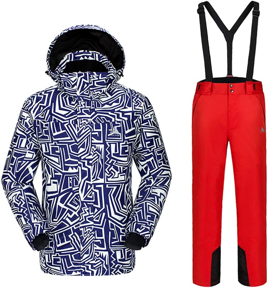 Winter Ski Suit Men's Snowboard Jacket Skiing Sets Wear Snow Pants Windproof