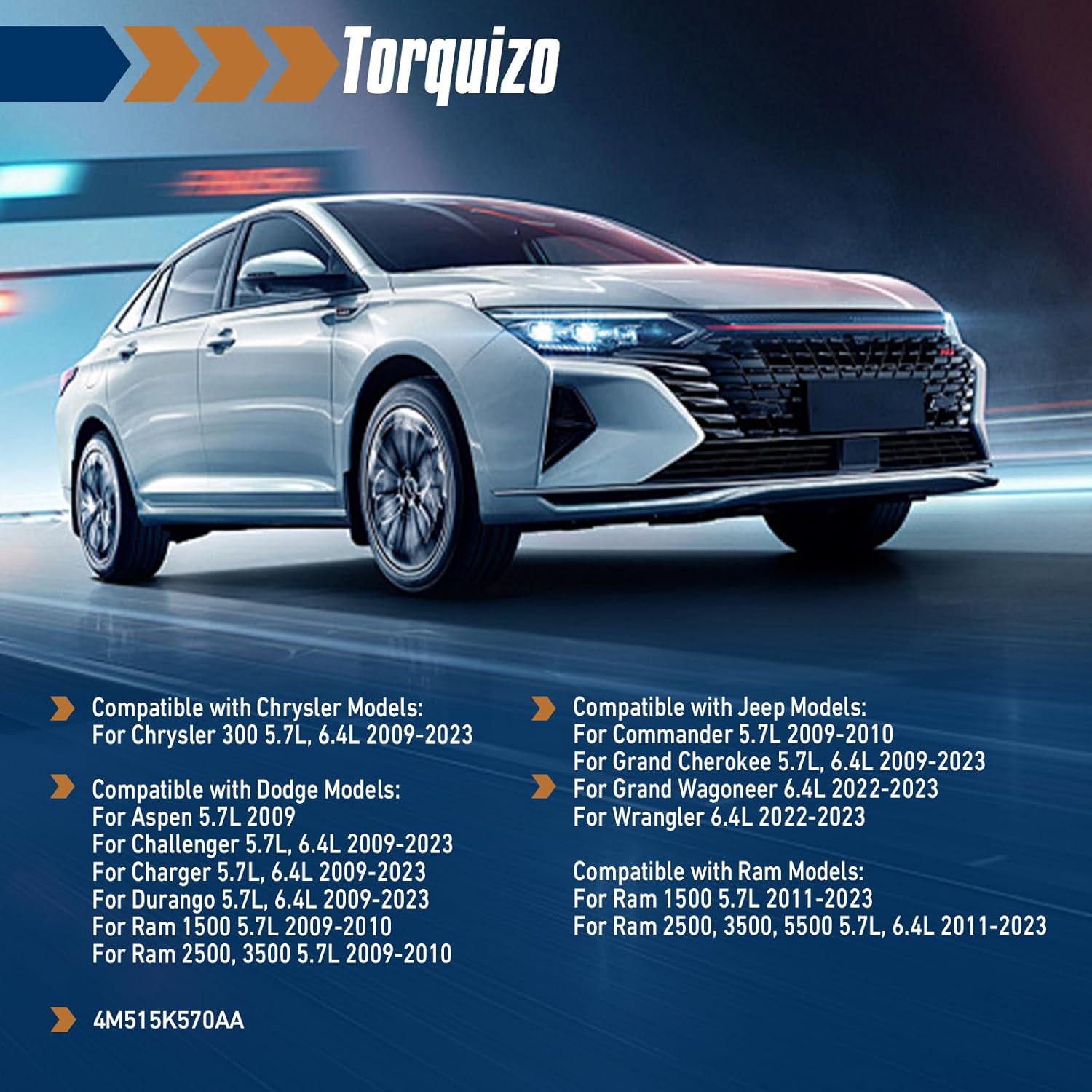High Pressure Oil Pump compatible with Aspen 2009-2019, Dodge Charger, Durango, Challenger, Chrysler 300, Ram 1500, 2500, 3500, 4500, 5500, Commander, Jeep Grand Cherokee with 5.7L 6.4L 10452