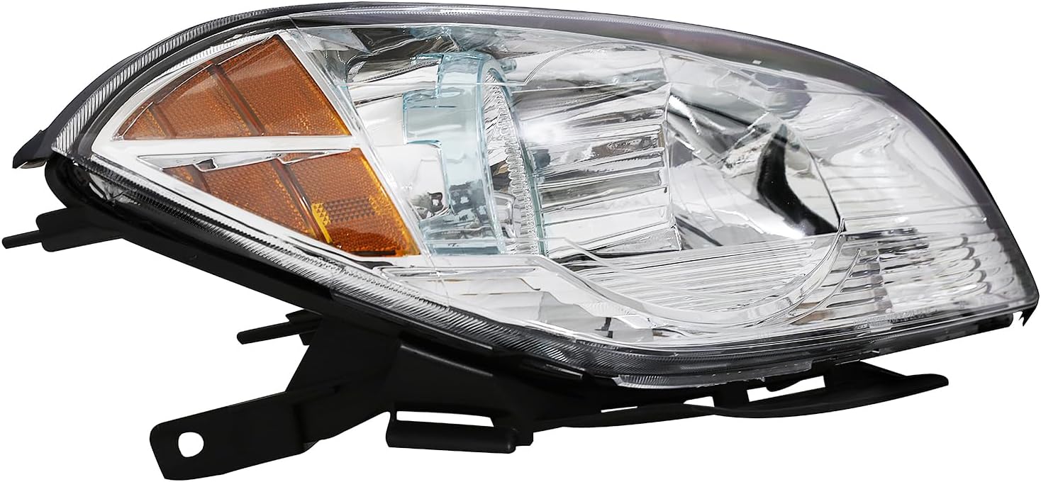 PENSUN Headlights Assembly Fit for Chevy Malibu 2008 2009 2010 2011 2012, Headlamp Assembly Pair Replacement, Driver and Passenger Side