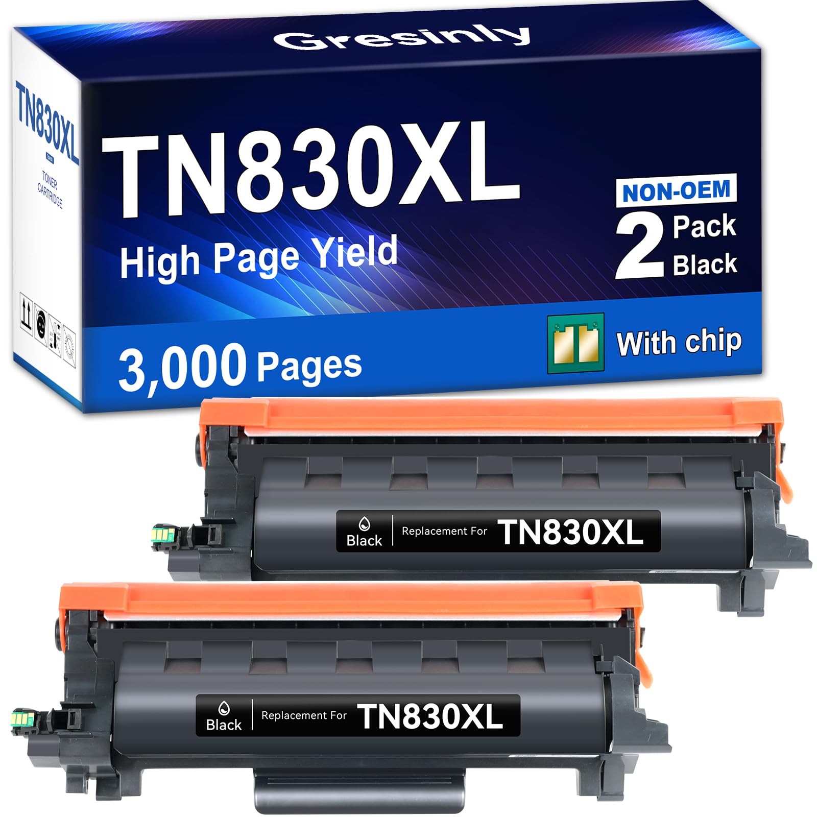 Tonkun TN830XL TN830 Cartucho de toner Brother para impressora Brother