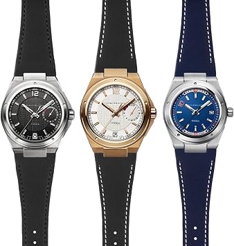 28MM Bracelet Notched Nylon Genuine Leather Strap For IWC Engineer IW500501 IW378507 IW322703 Wristband Men's Canvas Watch Band