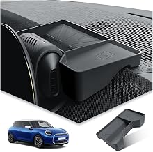 BIBIBO BMW Mini Cooper F65/F66 Dedicated Dashboard Tray, Mini Cooper, Gasoline Cars, Meter Tray, Meter Storage Box, Anti-Slip, Trinket Case, Dashboard Storage Box, Easy to Install, Mini Cooper