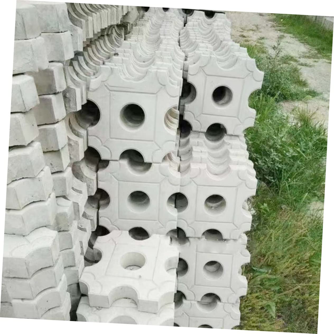 ORFOFE Cement Mold for Stepping Stones Reusable Concrete Mold for Patio Garden Lawn Pavement Easy to Use Clean DIY Walkway Maker