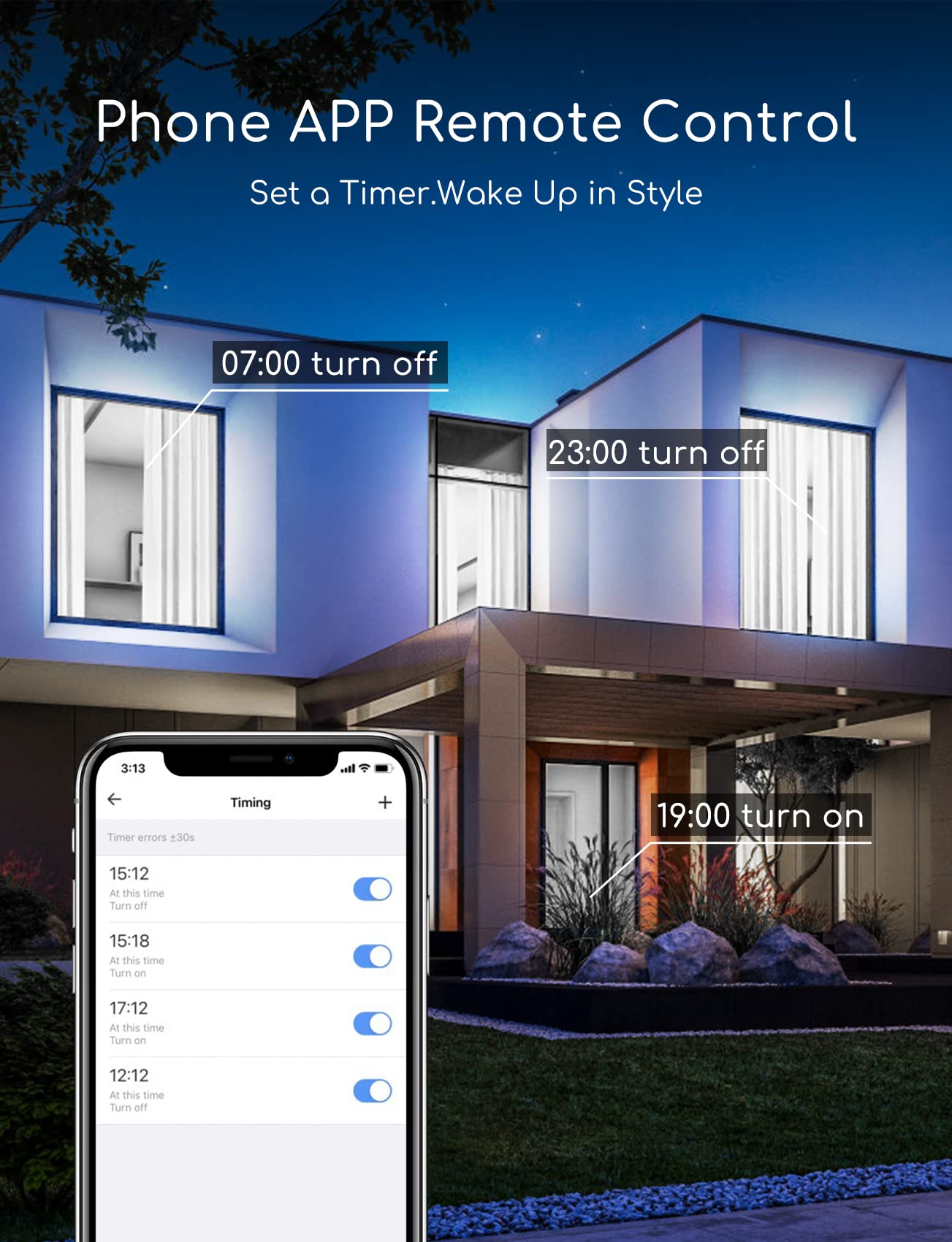 3 Stück Smart Home Einbau-Deckenleuchte 18W dimmbar CCT 2700-6500K 1760lm rund Ø230mm, mit Fernbedienung, auch steuerbar über App/Smartphone, kompatibel mit Google Assistant® und Amazon Alexa®