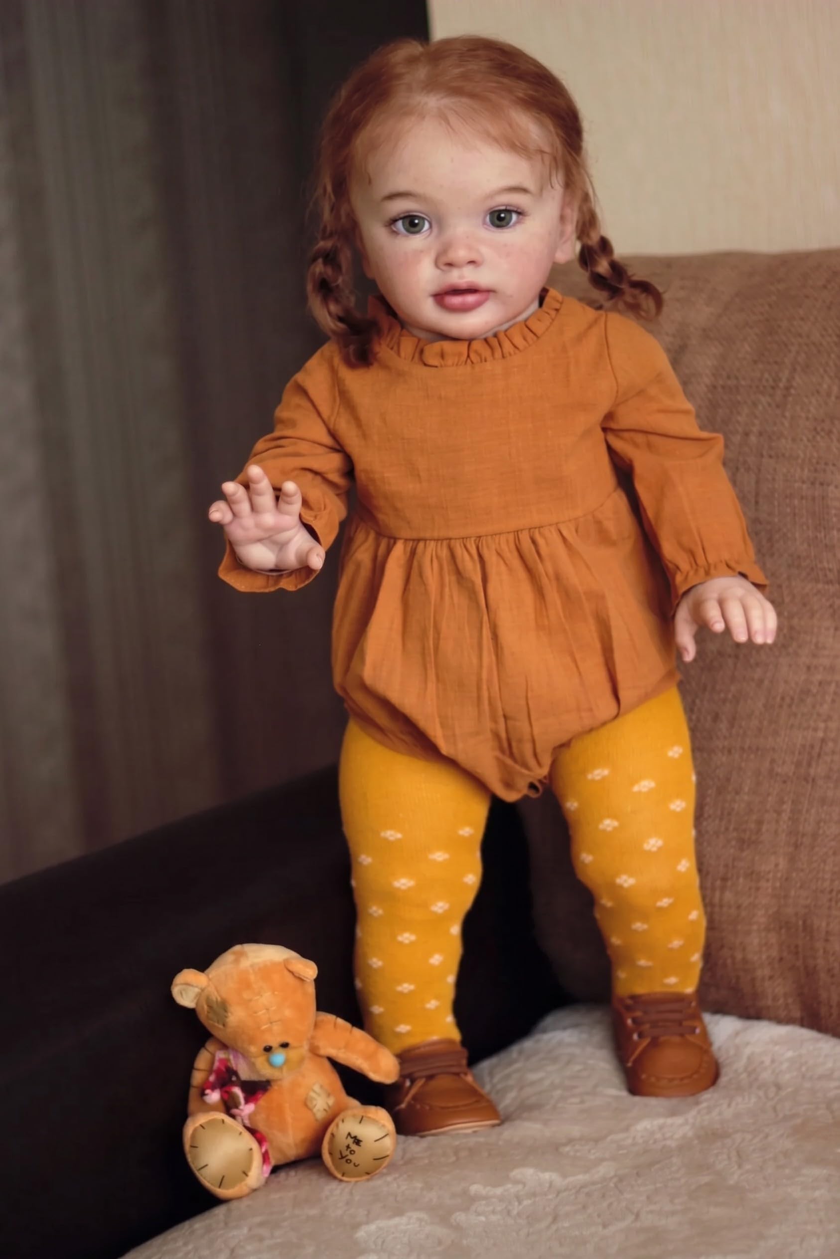 66cm Da Abbracciare Corpo in Stoffa Bambola Bambina Reborn
