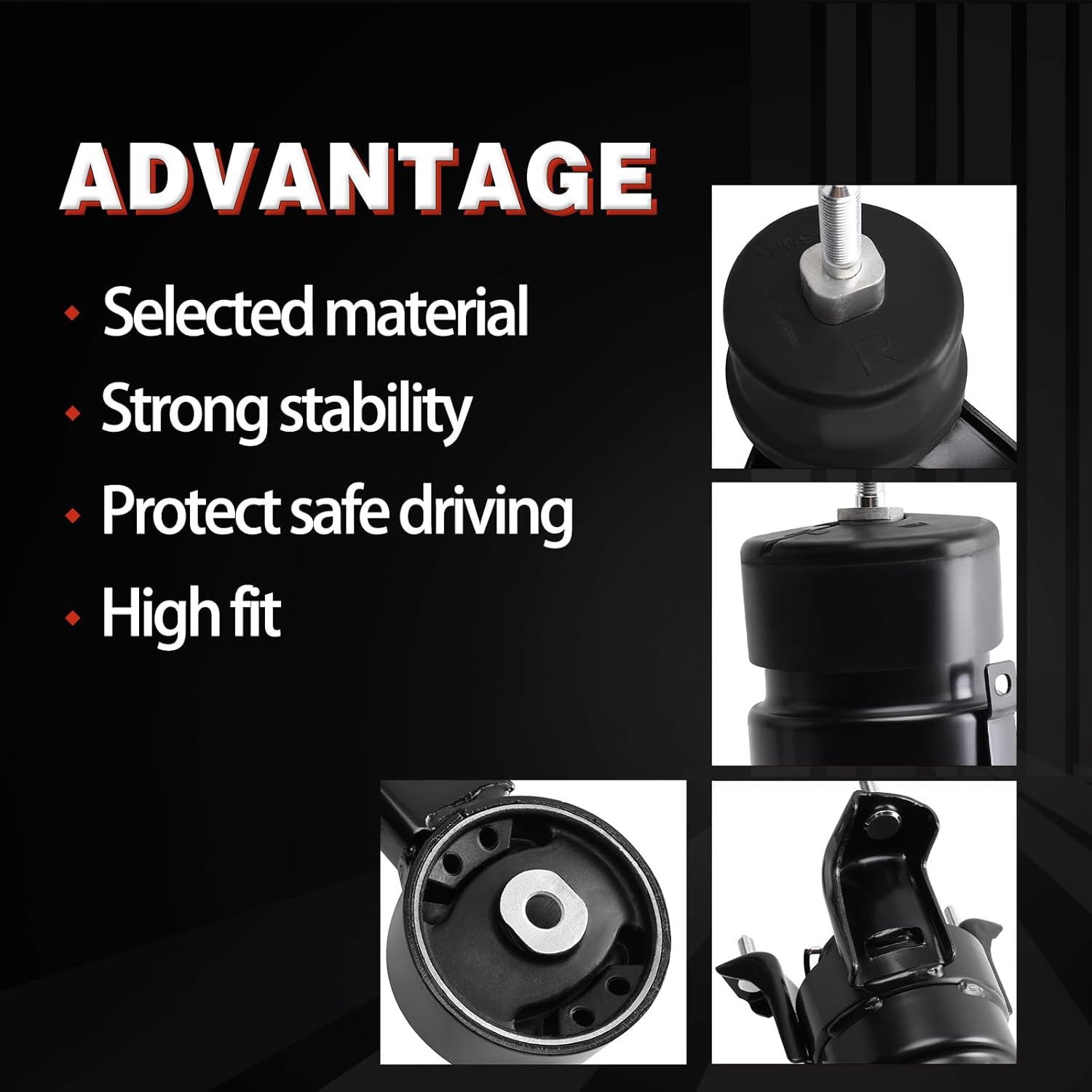 Engine Motor and Transmission Mount Kit Compatible with 2007 2008 2009 2010 2011 2012 ES350 3.5L V6 AUTO 4PCS OE: A42040 A62036HY A62060 A4288