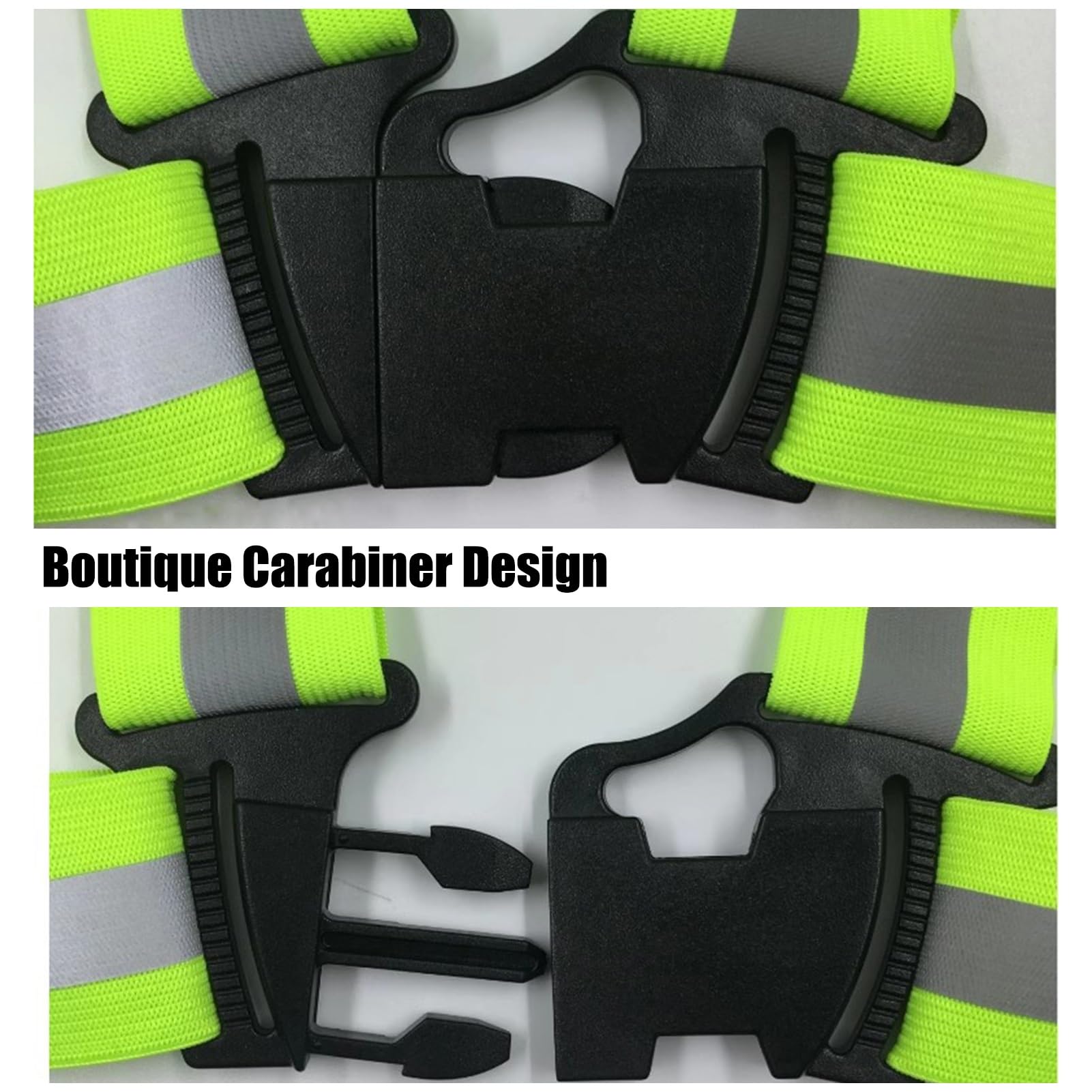 Chaleco de seguridad Chalecos reflectantes de seguridad para hombres y mujeres, chalecos de alta visibilidad para trabajos de tráfico, carreras y guardias de seguridad ( Color : Green , Size : 30pcs )