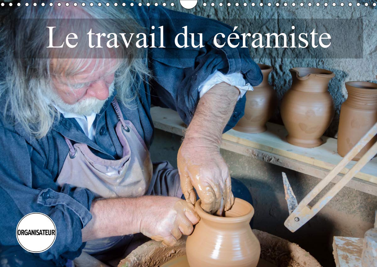 Calendrier mural 2020 céramique idéal pour décorer la cuisine ou un atelier d'artiste