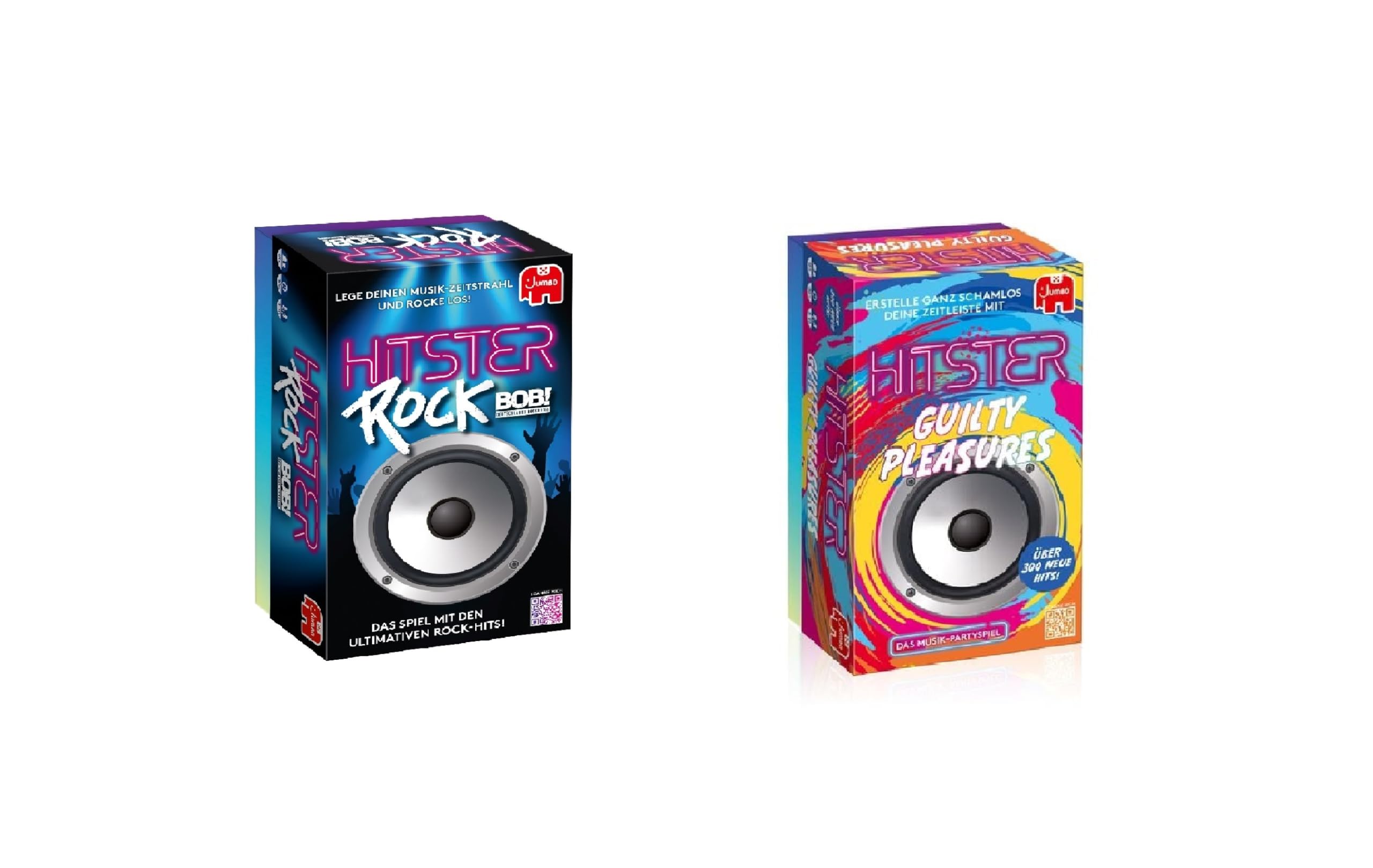 Jumbo Spiele - HITSTER 2er Set - Rock + Guilty Pleasures - NEU OVP