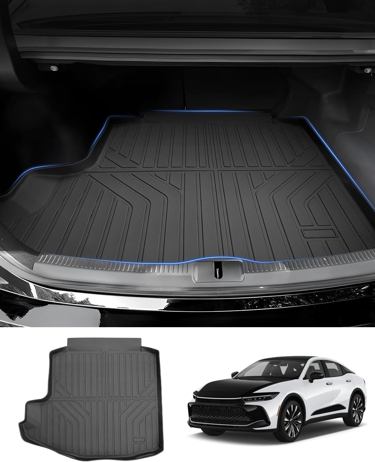 Powerty Trunk Mat for Toyota Crown 2023 2024 2025 2026