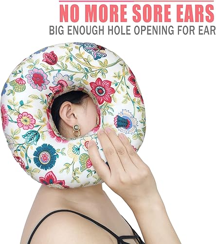 Vista 38 de Almohadas de perforación de oreja para dormir de lado con orificio para la oreja, almohadas de perforación CNH, soporte para aliviar el dolor