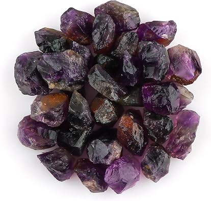 TGH Natural Raw Gemstone Lot - 25 Carat Mixed Healing Crystals - Wholesale Bulk Loose Stones for Wire Wrapping - DIY Jewelry Making Supply