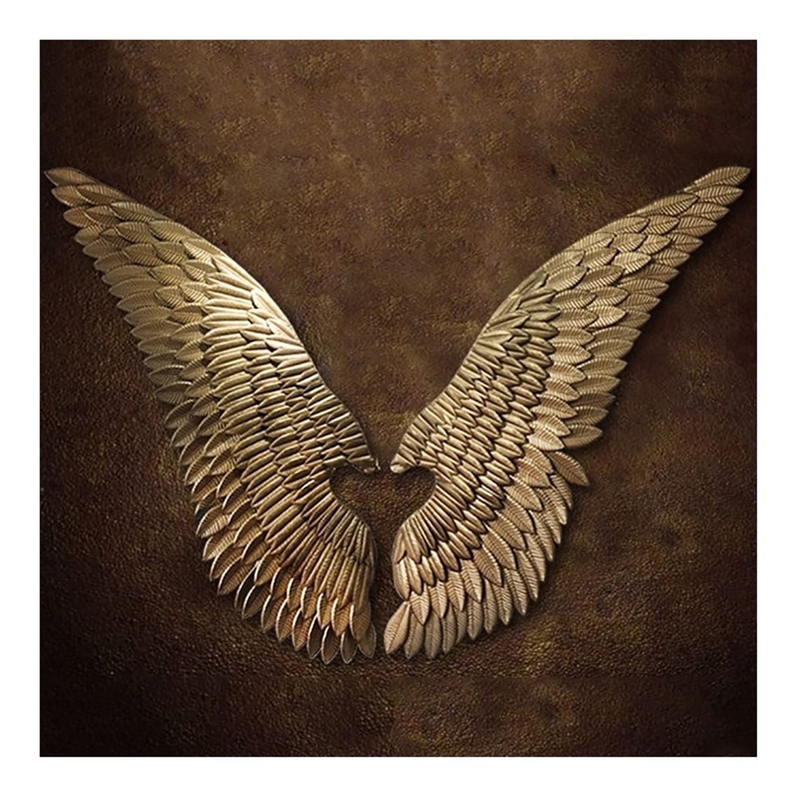 Buy SKYWPOJU Angel Wings Wall Decor, Antique Iron Angel Wings Wall
