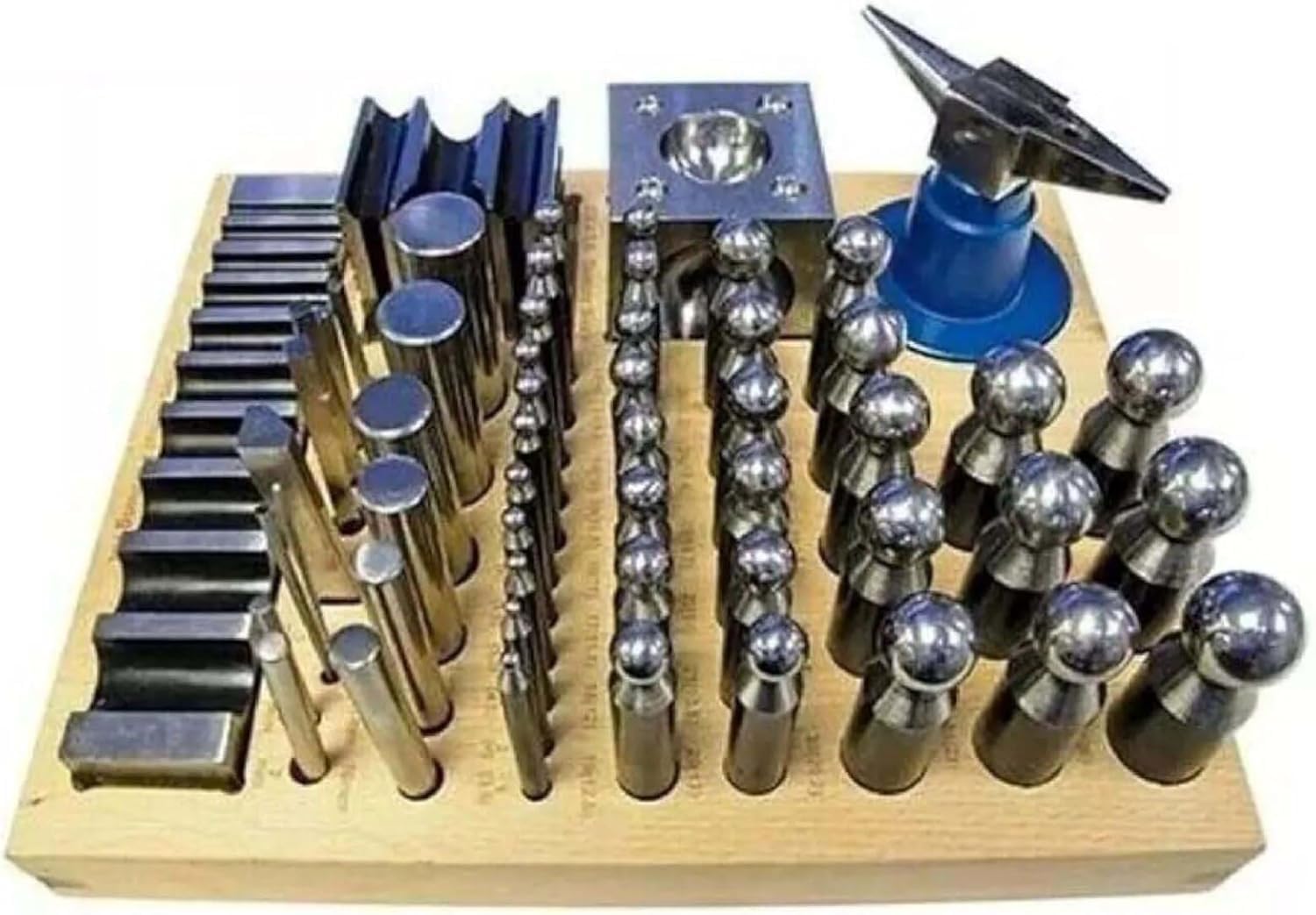 Kit professionale per la formatura di gioielli, set completo di strumenti per la formatura e la modellatura dei metalli, per gioiellieri, artigiani e fai da te, 56 pezzi