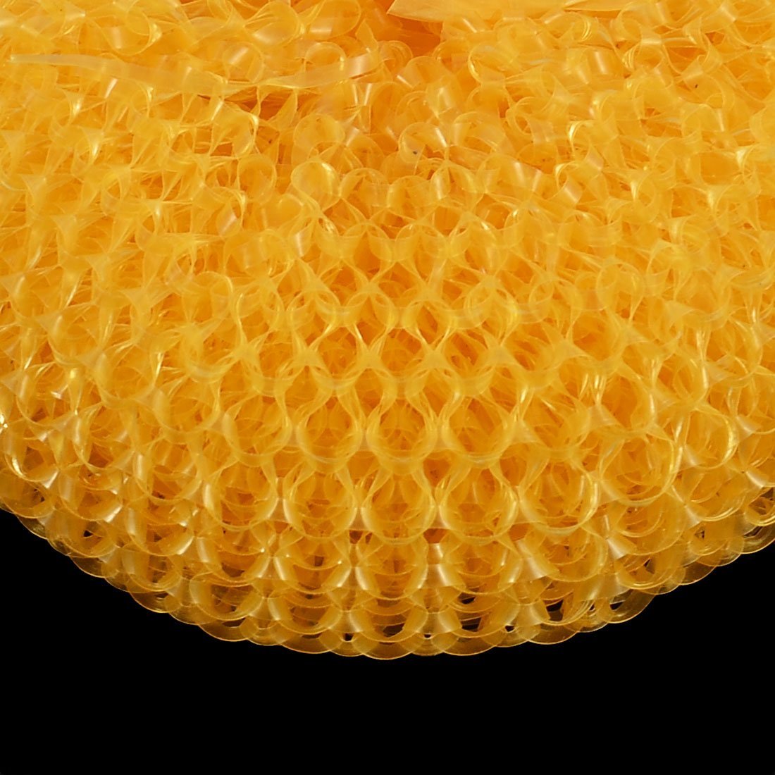 uxcell Plastic Kitchen Dish Washing Scrubber Scouring Pads 8pcs Orange