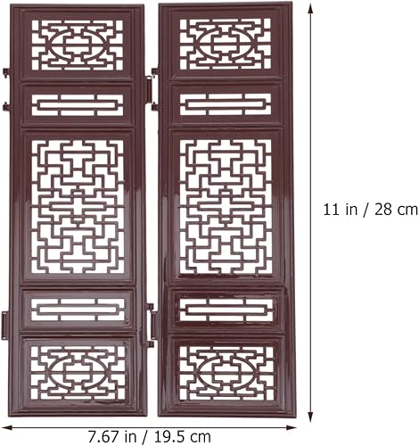 Miniatura 2 de 2 muebles en miniatura para casa de muñecas chinas, accesorios para casas de muñecas en miniatura, divisores de pantalla chinos, divisores de