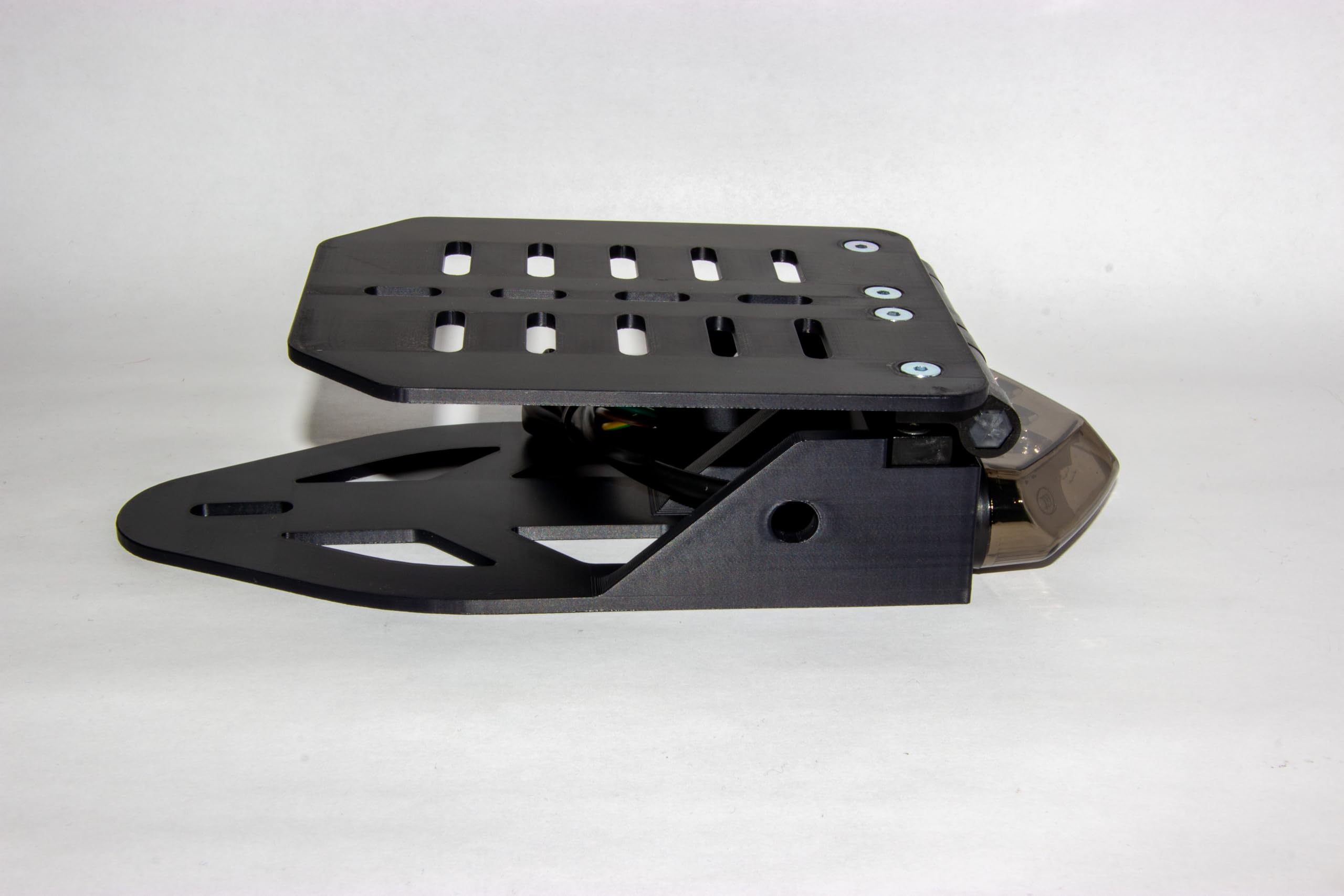 Kennzeichenhalter klappbar | Enduro/Supermoto | Universal (Schwarz)