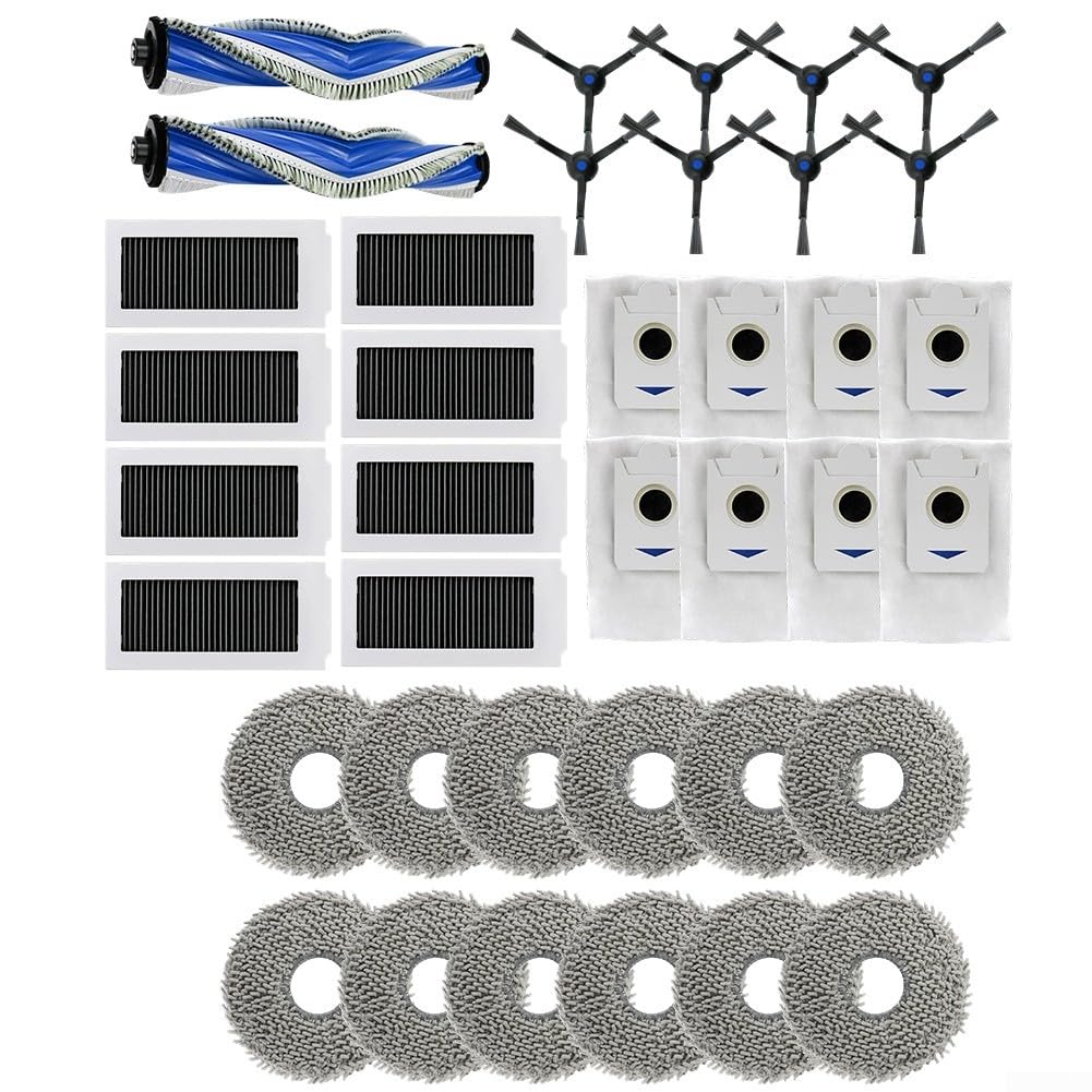 Cepillos Laterales y Central para Ecovacs para x5 PRO Cepillos(38pcs)