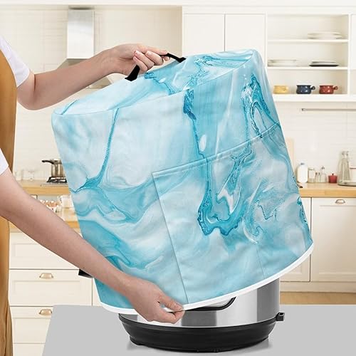 Miniatura 4 de Tutolipy Funda para olla a presión con bolsillo de almacenamiento, compatible con 3, 6, 8 cuartos de galón, accesorios para freidora de aire a