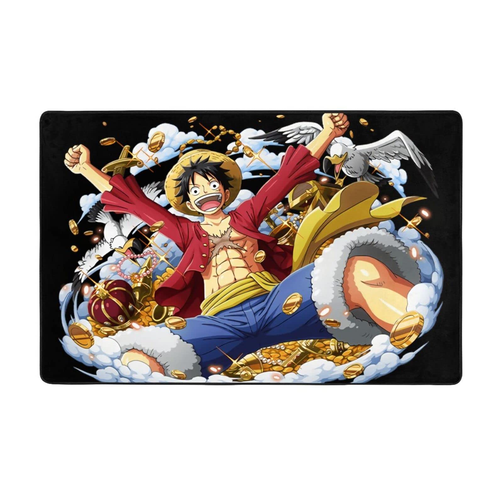 Amazon | カーペット ワンピース One Piece ルフィ ラグマット 絨毯