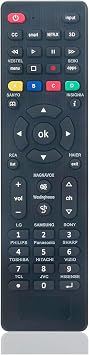 Universal Remote Control for Samsung/LG/Vizio/Hisense/Sony/Philips/Onn/Sharp/RCA/Element/Westinghouse/Sanyo/Emerson TV, Compatible with TV, Streaming Players,DVD Players and Sound Bar Audio