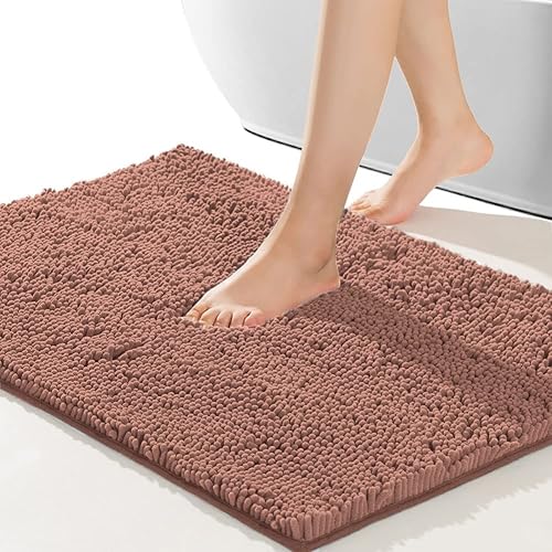 SONORO KATE Alfombra de Baño, Tapete de Baño Antideslizante, Alfombras de Baño Suaves, Acogedoras y Gruesas para Baño, Alfombras de Felpa para