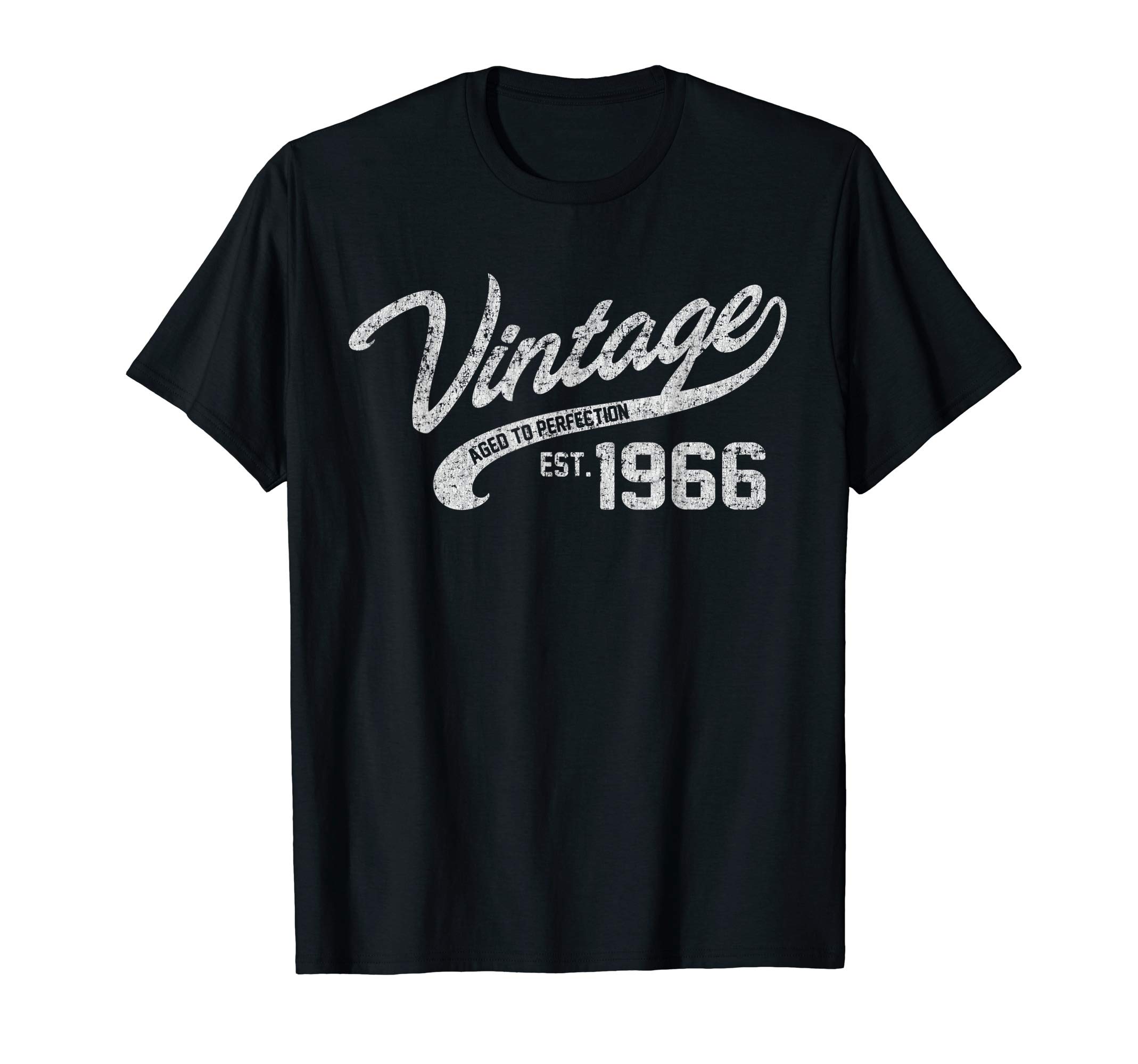 Vintage Made In 1966 T-Shirt 52nd Birthday Gift T-Shirt
