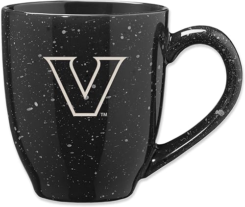 Rico Industries NCAA Vanderbilt Commodores - Taza de café de cerámica con grabado láser en color principal del equipo de 16 oz