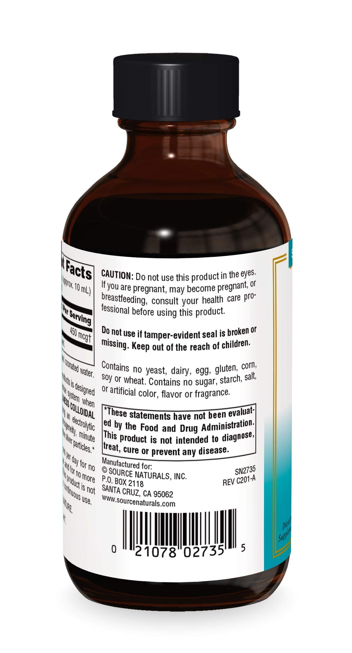 Source Naturals, Wellness, Colloidal Silver - 4 Fluid oz. — Amazon image 2
