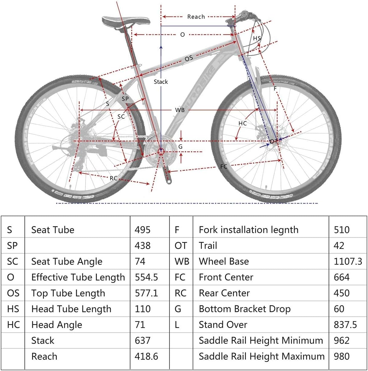 EUROBIKE 29” /27.5" Mountain Bike，29" Men Mountain Bike, Lightweight Aluminum Frame,Front Suspension Daul Disc Brakes 21 Speed Bicycles for Mens Bikes Mountain Bike for Adults