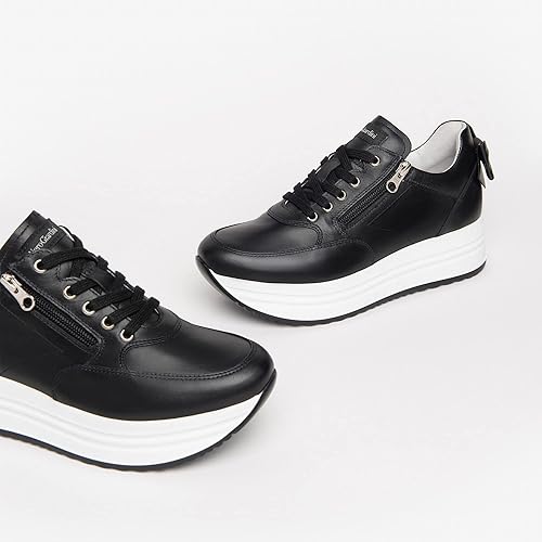 Zeppa Donna Nere Sneakers Nere Primadonna Scarpe Da Ginnastica