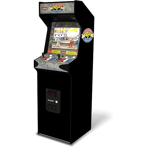ARCADE1UP Street Fighter II CE HS-5 Deluxe Arcade Machine, Compact 5' Tall Stand-Up Cabinet with 14 Classic Games and 17'' BOE Screen