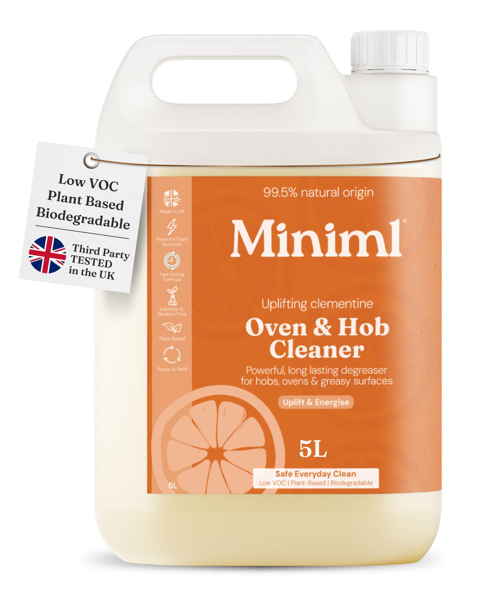 Miniml Oven + Hob Cleaner Clementine 5L Refill Min403