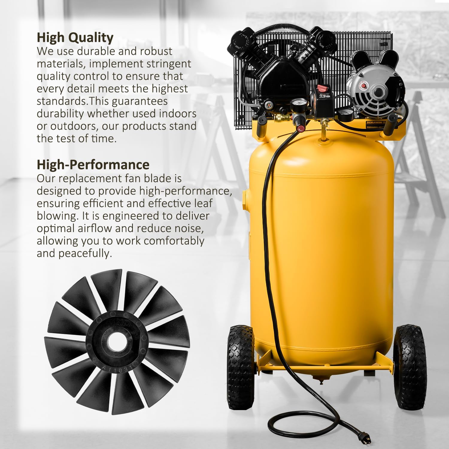 Replacements Fan for Dewalt Air Compressor Replaces for A11031 Fits for D55146 D55168 D55167 D55149 D551681.8 919-16760 919-16761 919-16762 919-16763