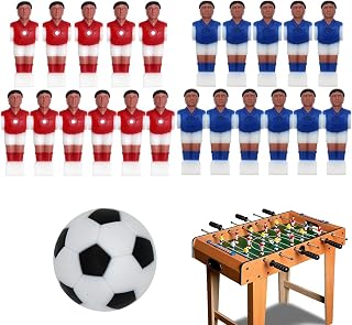 Reemplazos de hombres de fútbol, ​​hombre de fútbol con pelota | Figuras de chicos de fútbol para el juego de fútbol de mesa,Accesorios creativos de fútbol de fútbol para fanáticos, niños, adultos, no