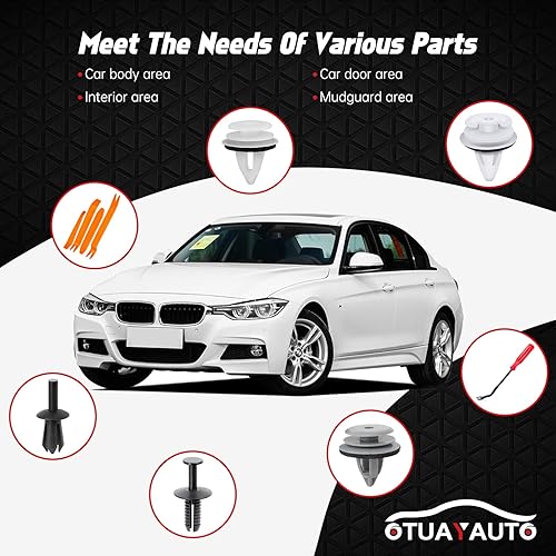 Vista 38 de OTUAYAUTO - Clips de repuesto para Honda, Acura Clips de retención de parachoques