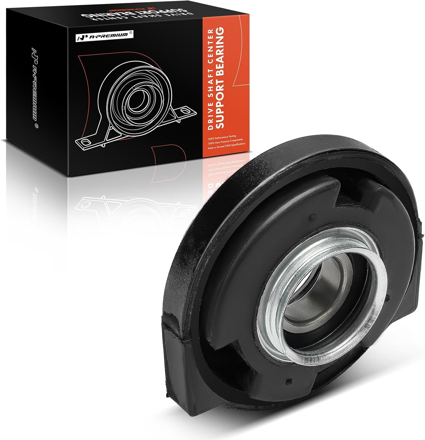 A-Premium Drive Shaft Center Support Bearing Compatible with Nissan Pathfinder 1989-1997, D21 1986-1994, Pickup 1995-1996, 4WD, Replace# 3752136G25, 3752134G25, Driveshaft Carrier Bearing