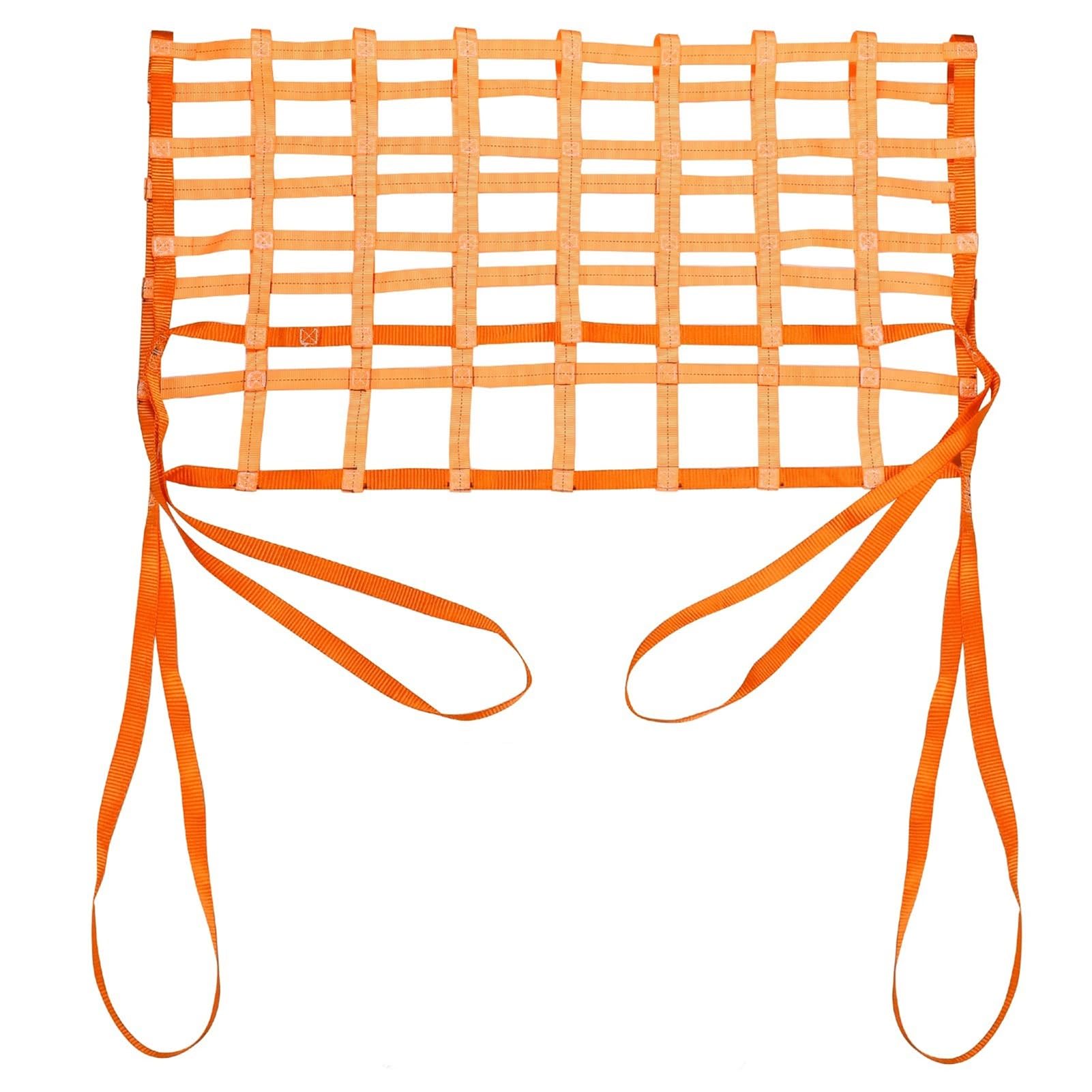 Filet de Chargement pour hélicoptère/palette – Filet de Chargement pour soulever des charges Lourdes, Filet de Levage Plat en Polyester, Sangles de manutention Solides, Charge 0,3 à 3,5 tonn