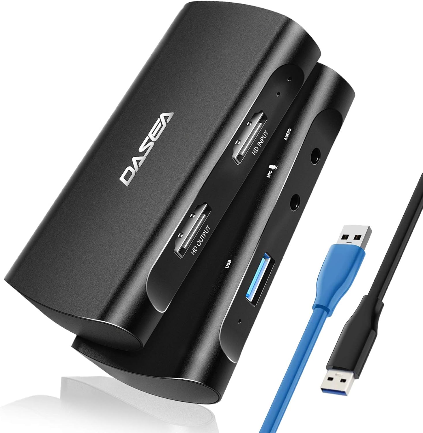 4K 60FPS HDMI Video Capture-Card, Game Capture Card HDMI Loop-Out 1080P 60fps, OBS Live Streaming Game Recorder Device for PS4, Switch, Xbox One, Xbox 360 and More (Black) : Electronics