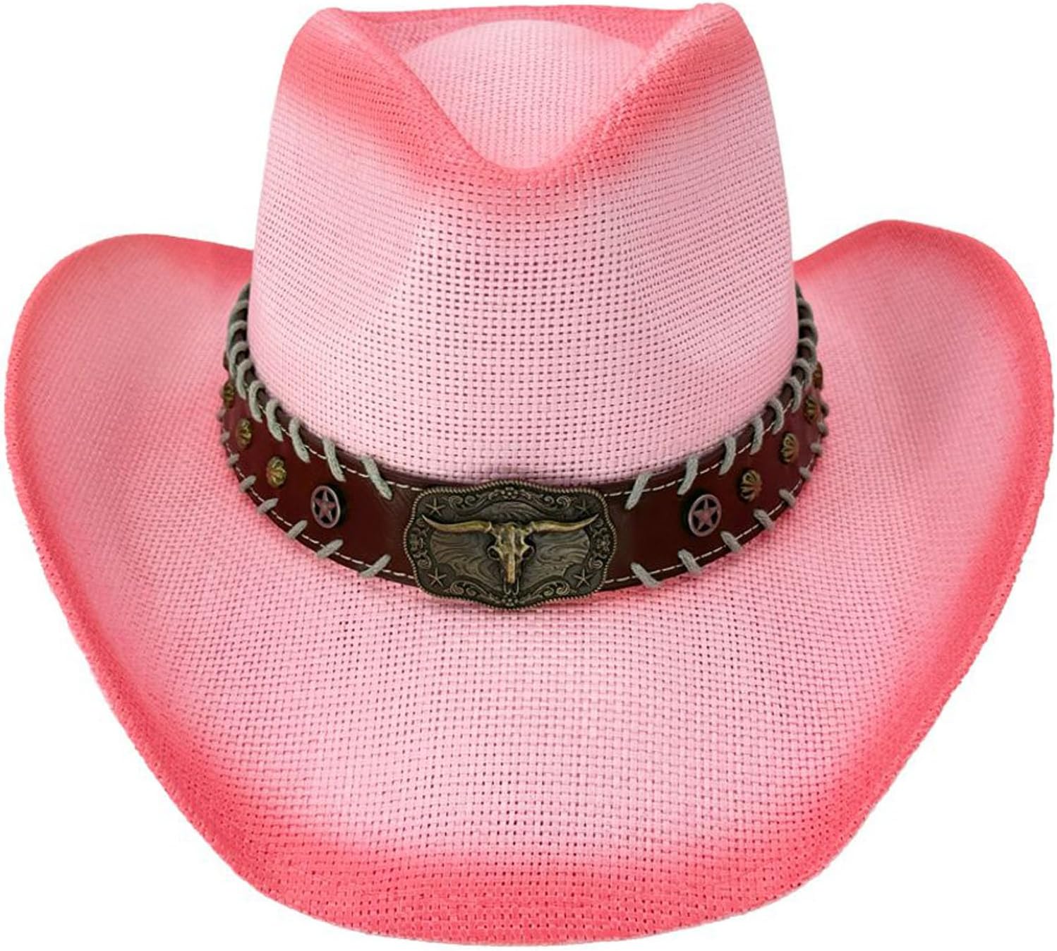 Straw Cowboy Hat Men Cowgirl Hats Women Sun Hat Sombreros Vagueros Classic Western Accents