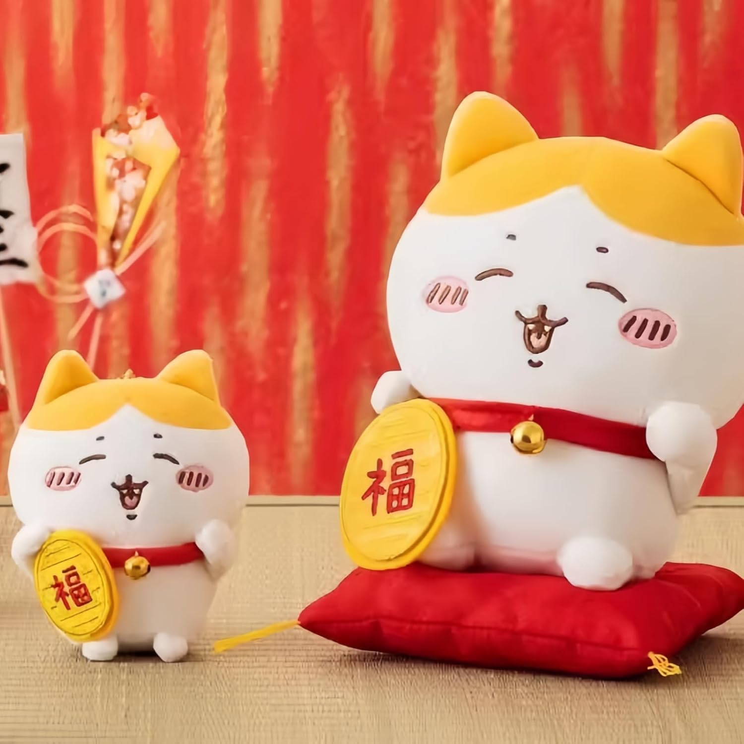 【新品未使用】ちいかわ 招福 ハチワレ マスコット 招き猫 ぬいぐるみ Amazon.co.jp: ちいかわ ぬいぐるみ ハチワレぬいぐるみ 招き猫