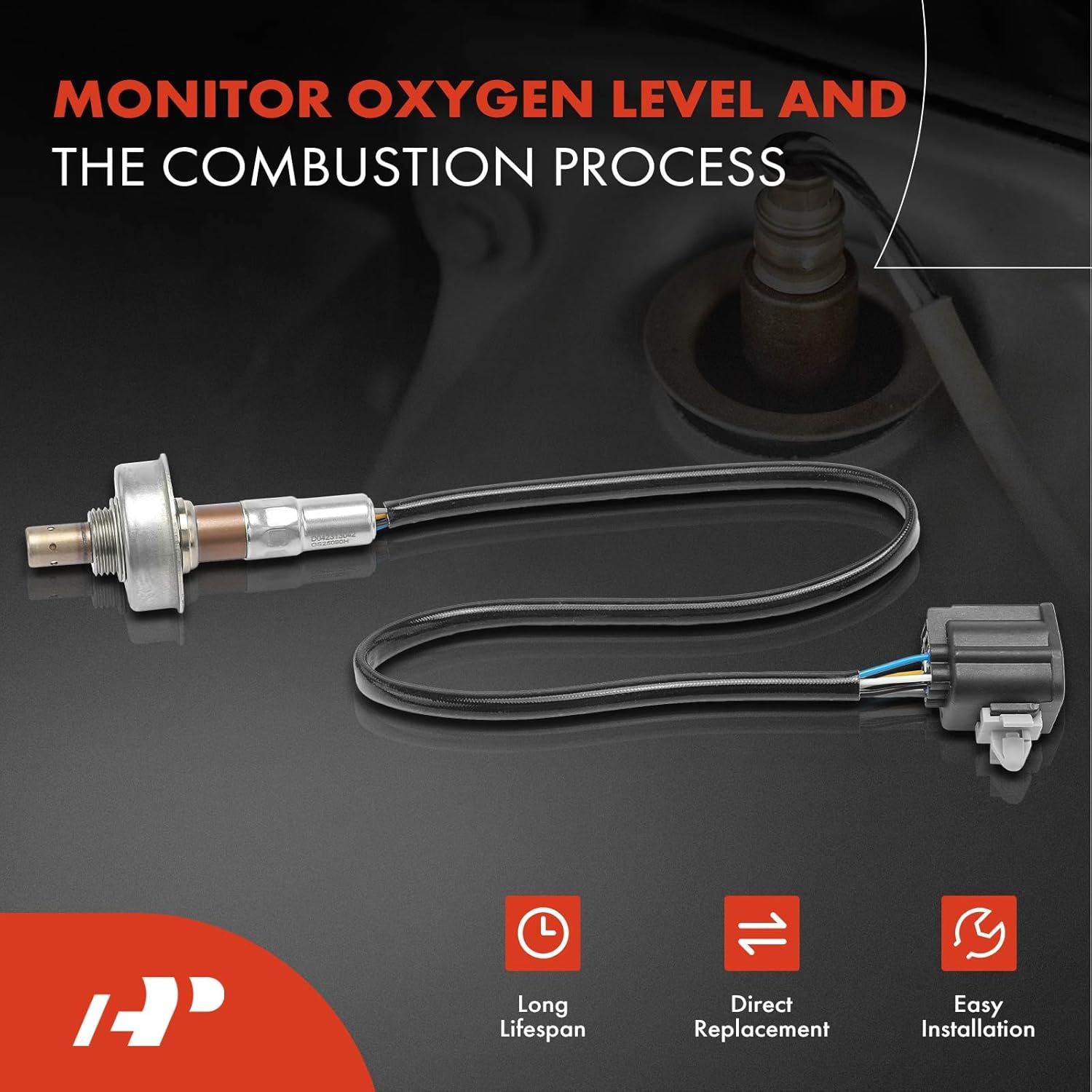 A-Premium O2 Oxygen Sensor Compatible with Mazda 6 2009 2010 2011 2012 2013, 2.5L, Upstream and Downstream, 2-PC Set, Replace# L509188G1A, L509188G1B