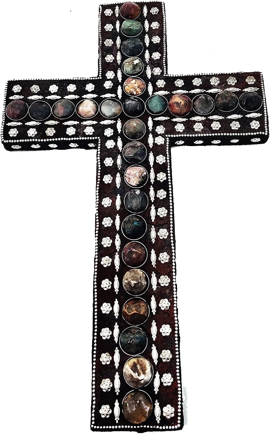 Newport India Wooden Wall Hanging Chirst Cross for Home Decor